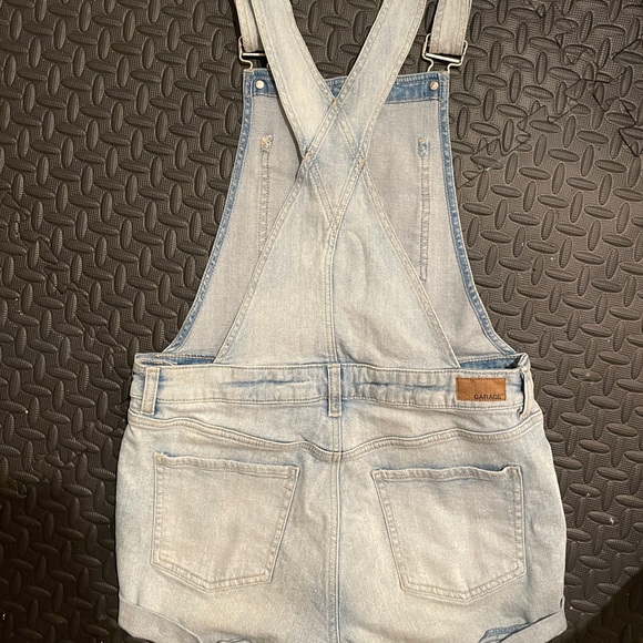 Garage denim short overalls - Picture 2 of 4